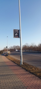 Foto: Abdeckung an der Laterne fehlt 
